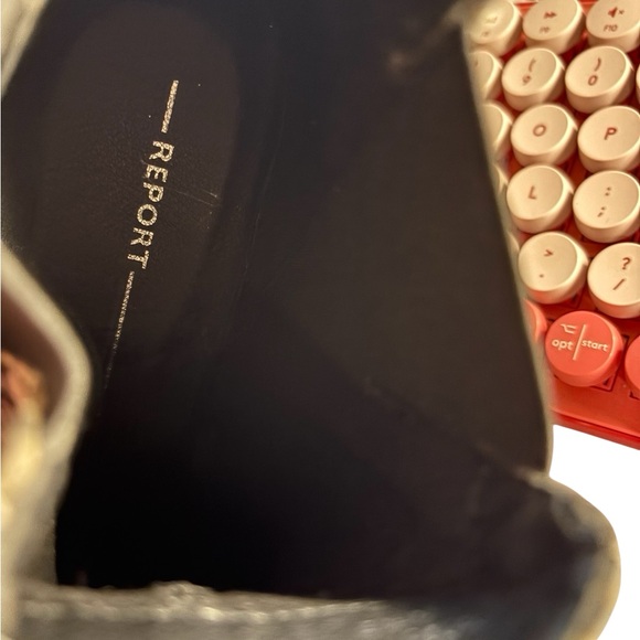 Snakeskin Patterned REPORT Ankle Boots - Picture 7 of 8